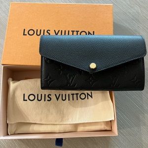 Louis Vuitton Sarah Wallet Monogram Leather